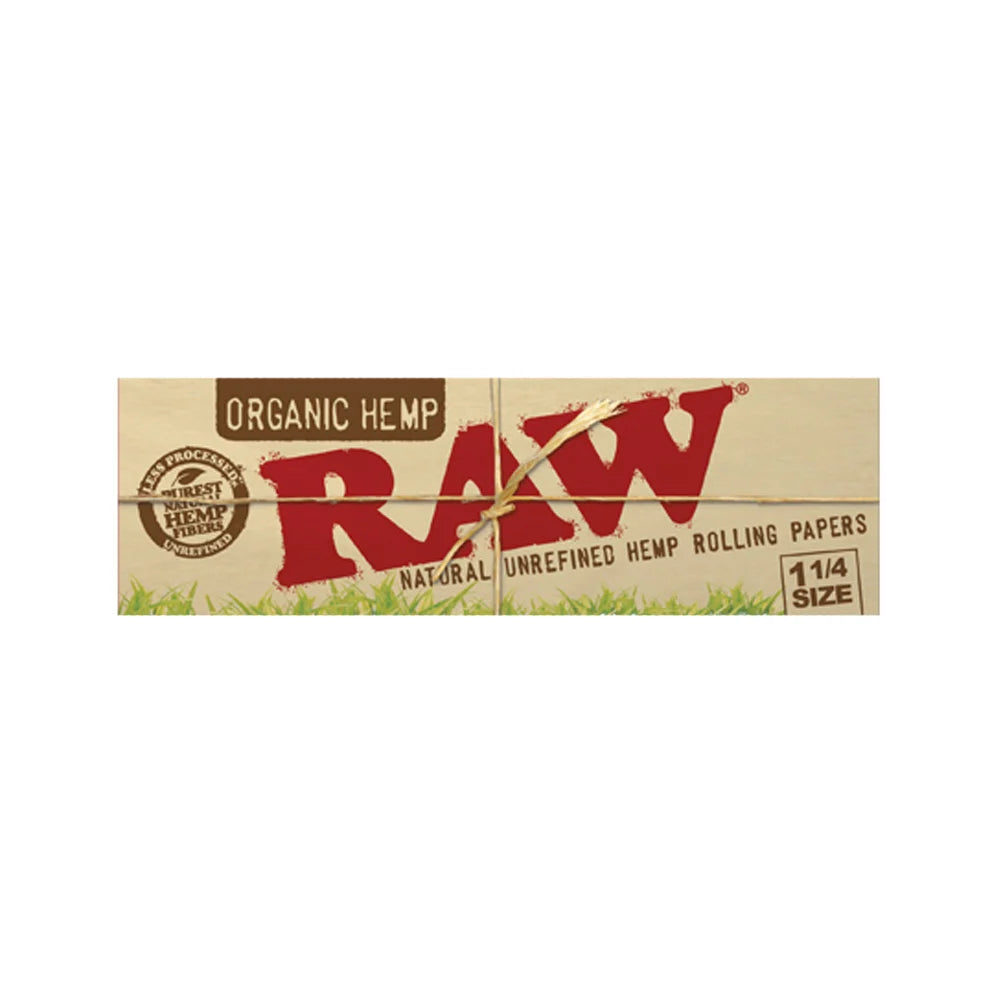 RAW ORGANIC ROLLING PAPER 1.25